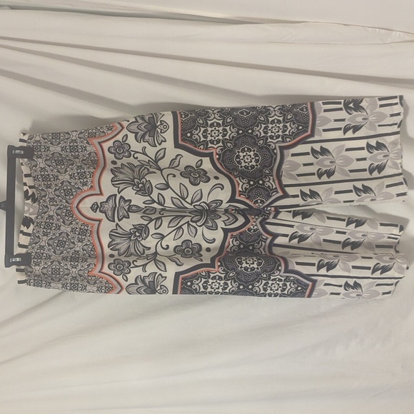 Topshop Tile floral satin wide leg pants - Picture 2 of 12